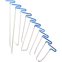 Lommonpoistosarja ruostumatonta terästä 10 tankoa maaliton autoille ja metallipinnoille