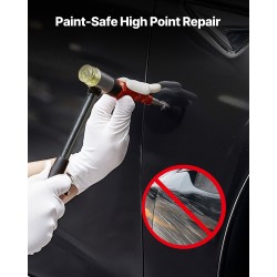 Lommonpoistosarja maalipintaa säästävä seitsemällä alumiinisella vaihtopäällä kaarevalla tangolla ilmatyynyllä ja kumivasaralla