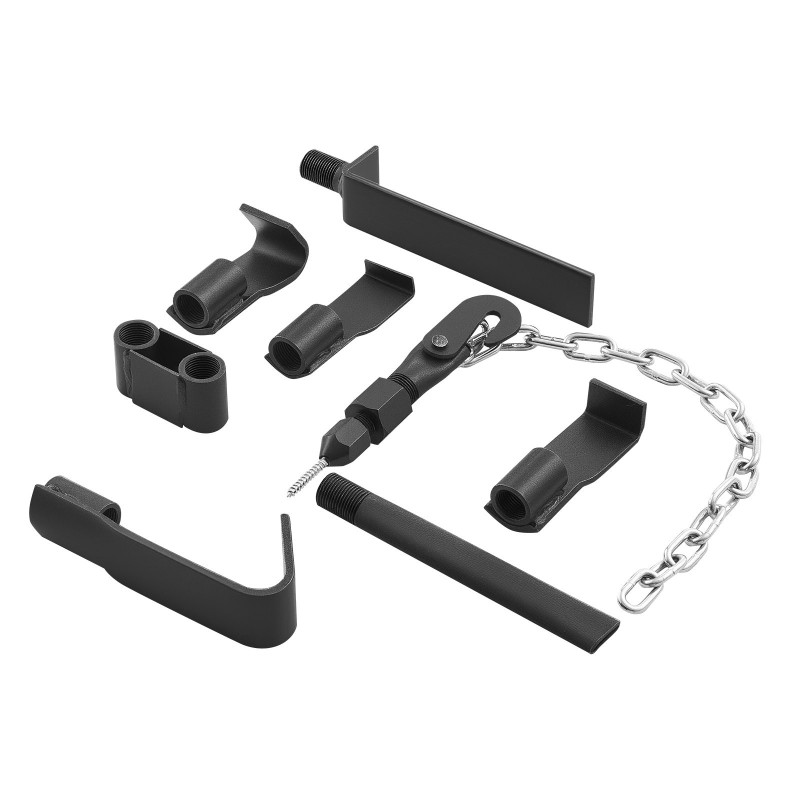 Lommonoikaisusarja liukuvasaralla kolmetoistaosainen kovametallinen jatkovarrella kuljetuslaukulla autoille