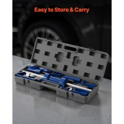 Liukuvasarasarja 14-osainen liukuvasara 5,9 kg jatkovarrella kantolaukulla autoihin