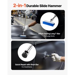 Lommojen oikaisusarja 100-osainen maalipintaa rikkomaton autoihin ja kodin metallipinnoille