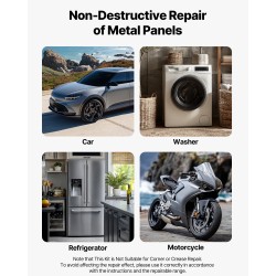 Lommojen oikaisusarja 100-osainen maalipintaa rikkomaton autoihin ja kodin metallipinnoille