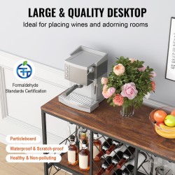 40 tuuman baarikaappi lastulevystä ja teräksestä 20 pullolle viinalasitelineellä