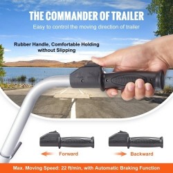 Sähkökäyttöinen vetokone 2268 kg 12V 350W säädettävä 30,5–62,9 cm 8-tuumainen kumipyörä