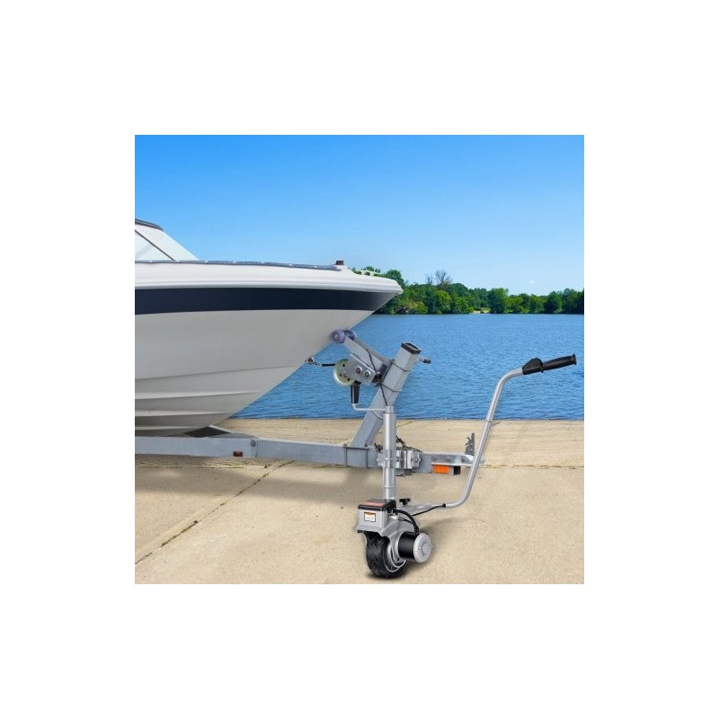 Sähkökäyttöinen vetokone 2268 kg 12V 350W säädettävä 30,5–62,9 cm 8-tuumainen kumipyörä