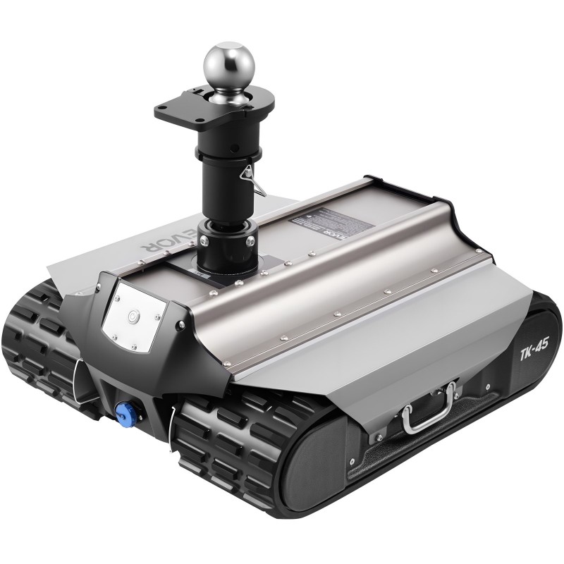 Sähköinen perävaunun siirtäjä 4082 kg vetokyky 100 m kaukosäätö telaketjuilla