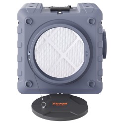 Ilmanpuhdistin 3 vaiheisella MERV10 aktiivihiili H13 HEPA 550 CFM pinottava kanavaliitännällä