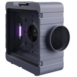 Ilmanpuhdistin 3 vaiheisella suodatuksella MERV10 hiilisuodatin H13 HEPA pinottava 800 CFM