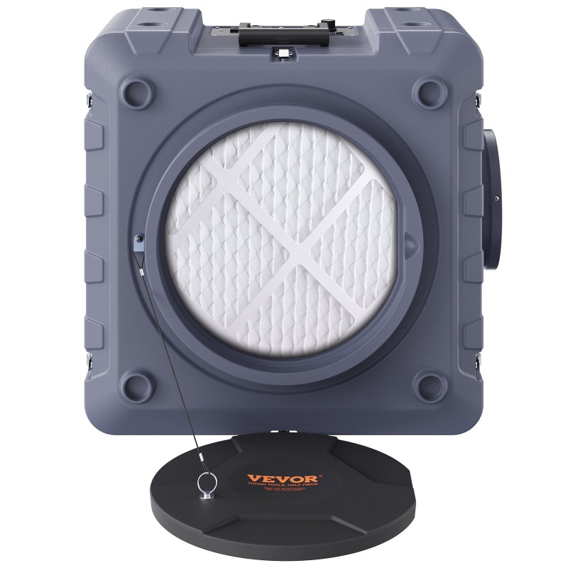 Ilmanpuhdistin 3-vaiheisella suodatuksella MERV10 hiilisuodatin H13 HEPA pinottava 800 CFM