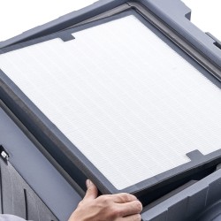 HEPA ilmansuodatin 16 x 19 tuumaa vaihdettava valkoinen ilmanpuhdistimiin