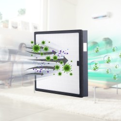 HEPA-ilmansuodatin 16 x 19 tuumaa vaihdettava valkoinen ilmanpuhdistimiin