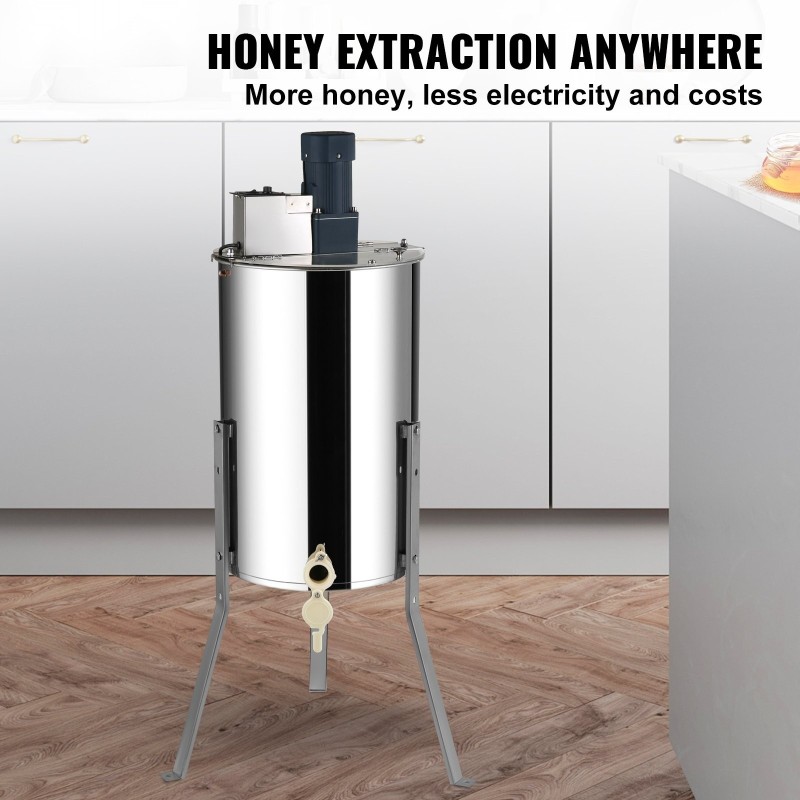 Sähköinen tangentiaalinen hunajalinko ruostumattomasta teräksestä 2/4 kehää