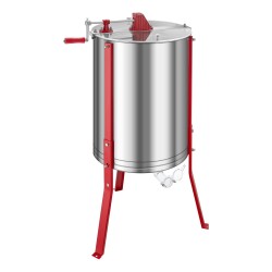 Manuaalinen hunajalinko 6 kehälle ruostumatonta terästä läpinäkyvällä kannella korkeussäädettävällä jalustalla