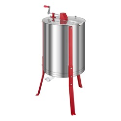 Manuaalinen hunajalinko 6 kehälle ruostumatonta terästä läpinäkyvällä kannella korkeussäädettävällä jalustalla