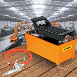 Paineilmatoiminen jalkakäyttöinen hydraulipumppu 10000 psi 1,6 l öljysäiliö 1,25 m hydrauliletku