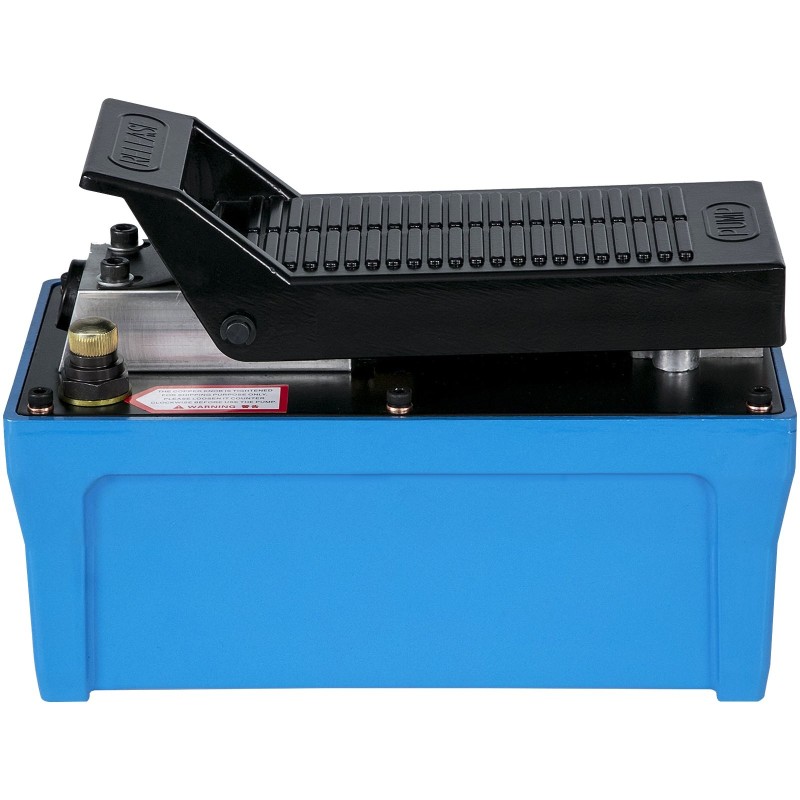 Ilmakäyttöinen alumiininen hydraulinen jalkapoljinpumppu 10000 psi 1,6 l säiliö 2 m letku