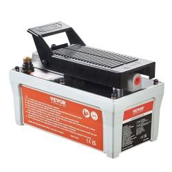 Ilmahydraulinen jalkapoljinpumppu 1 9 litran säiliö noin 6895 baaria 2 metrin letku