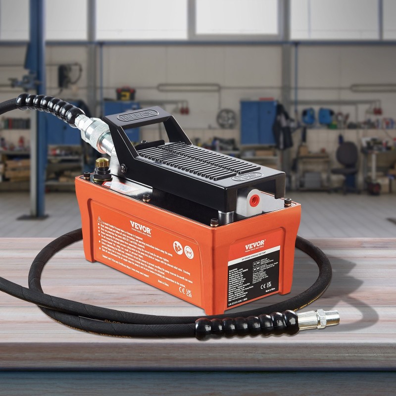 Jalkakäyttöinen paineilmahydraulipumppu 1,6 L säiliö 10000 PSI autokorjaamoihin