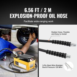 Ilmakäyttöinen jalkahydraulipumppu 10000 PSI 1,6 L öljysäiliö alumiinikotelo