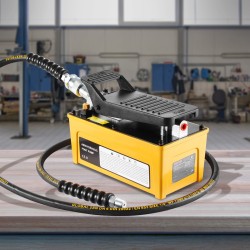 Ilmakäyttöinen jalkahydraulipumppu 10000 PSI 1,6 L öljysäiliö alumiinikotelo