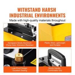 Ilmakäyttöinen hydrauliikkapumppu 10000 PSI 2,3 l säiliö 3 m kauko-ohjain