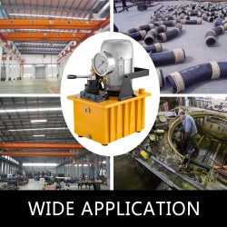 Sähköinen kaksitoiminen hydraulipumppu 750W 8L käsiventtiilillä 220V