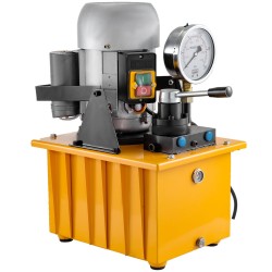 Sähköinen kaksitoiminen hydraulipumppu 750W 8L käsiventtiilillä 220V