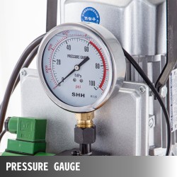 Sähköhydraulinen yksitoiminen pumppu 750W 220V 7L solenoidiventtiilillä jalkakytkimellä