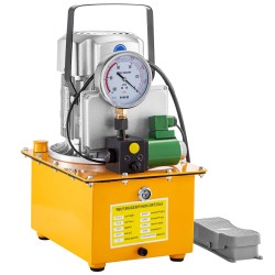 Sähköhydraulinen yksitoiminen pumppu 750W 220V 7L solenoidiventtiilillä jalkakytkimellä