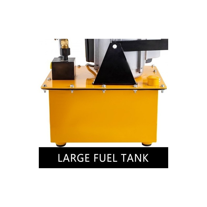 Sähköhydraulinen pumppu yksitoiminen 750 W 7 l öljysäiliö 220 V 10000 PSI