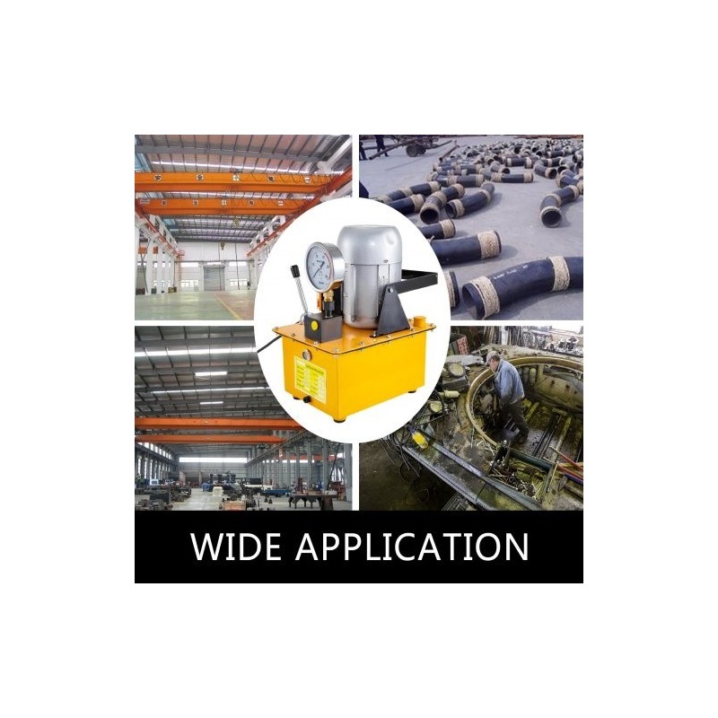 Sähköhydraulinen pumppu yksitoiminen 750 W 7 l öljysäiliö 220 V 10000 PSI