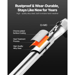 Momenttiavain seosteräs 3/4 tuuman vetoneliö 136–814 Nm auton korjaukseen