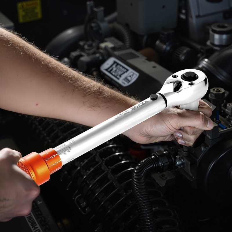 Momenttiavainsetti 3/8-tuumainen 5–60 Newtonmetriä kaksisuuntainen 72-hampainen hylsyineen