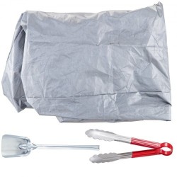 Puistotyylinen hiiligrilli Q235-hiiliteräs 40,6 x 40,6 cm grillausala nelitasoinen ritilä