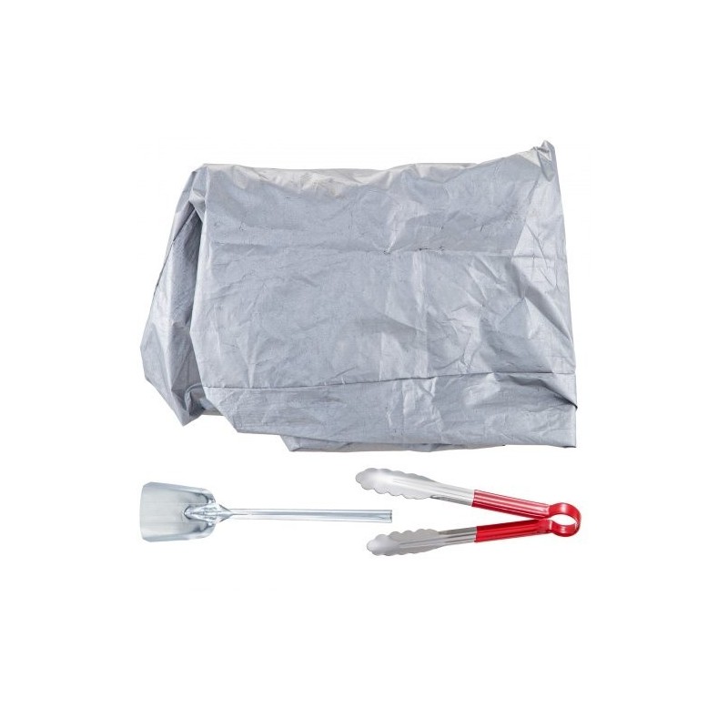 Puistotyylinen hiiligrilli Q235-hiiliteräs 40,6 x 40,6 cm grillausala nelitasoinen ritilä