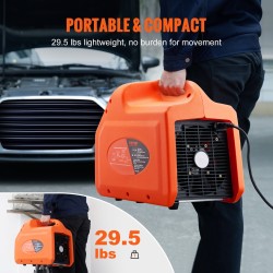 Kannettava kylmäaineen talteenottokone 0,75 hv 220–240 V höyry- ja nestemäisille kylmäaineille