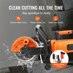 Sähköinen betonisaha 180 mm terä 2000 W 63 mm leikkaussyvyys