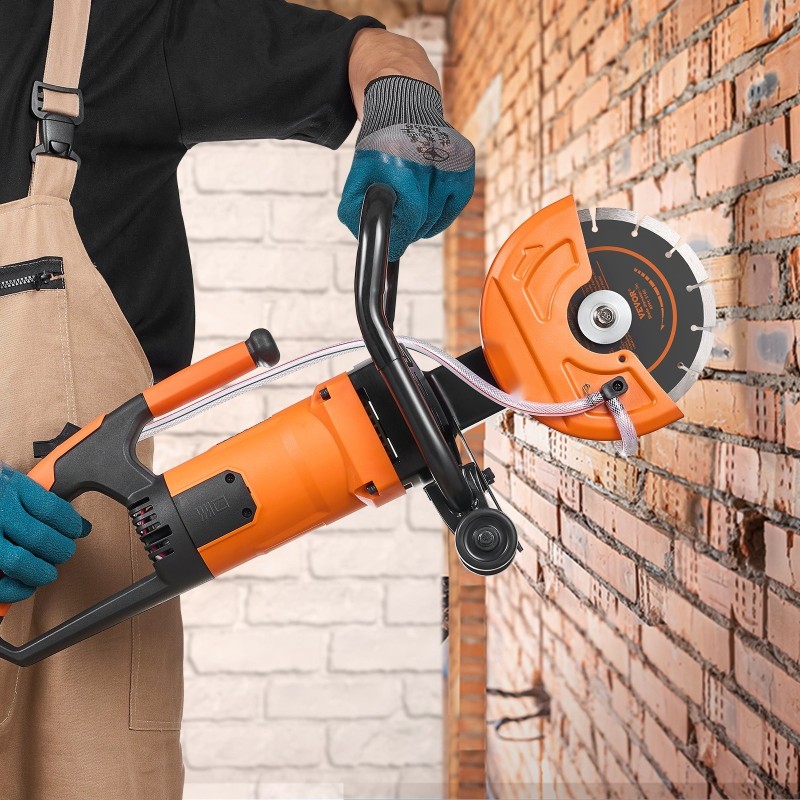 Sähköinen betonisaha 180 mm terä 2000 W 63 mm leikkaussyvyys