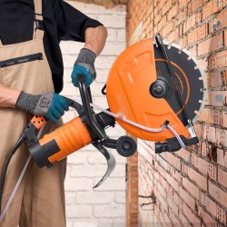 Sähköinen betonisaha 35,5 cm vesipumpulla märkä ja kuivakatkaisu