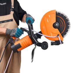 Sähköbetonisaha terän halkaisija 305 mm märkäleikkaus 2800 W 114 mm leikkuusyvyys