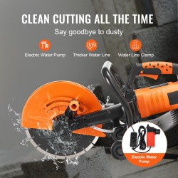Sähköbetonisaha terän halkaisija 305 mm märkäleikkaus 2800 W 114 mm leikkuusyvyys