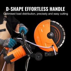 Sähköbetonisaha terän halkaisija 305 mm märkäleikkaus 2800 W 114 mm leikkuusyvyys