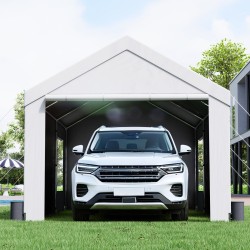 Autoteltta sinkitty teräsrunko 3,7 x 6,1 m irrotettavat sivuseinät rullattavat ikkunat vedenpitävä