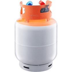 Kylmäaineen talteenottosäiliö 13 6 kg nesteluokitettu 400 PSI messinkinen Y venttiili esitäytetty typellä