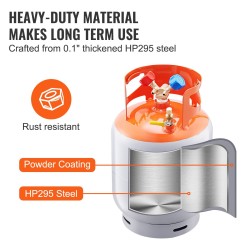 Kylmäaineen talteenottosäiliö 13,6 kg nesteluokitettu 400 PSI messinkinen Y-venttiili esitäytetty typellä
