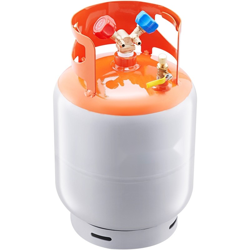 Kylmäaineen talteenottosäiliö 50 paunan kapasiteetti HP295-teräs 2,7 MPa Y-venttiili R22/R134A/R410A