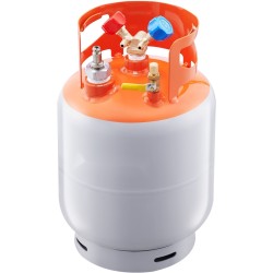 Kylmäaineen talteenottosäiliö HP295-teräs 13,6 kg kellukekytkimellä esitäytetty typellä