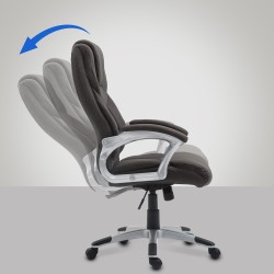 Ergonominen toimistotuoli keinumekanismilla ja korkeussäädöllä - mukava kangas