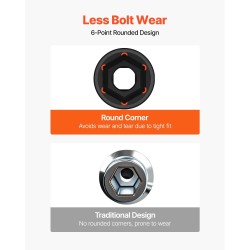 Iskuhylsysarja kromi-vanadiiniteräs 1/2 tuuman 26 osaa 10–36 mm matala 6-kulmainen säilytyslaukulla