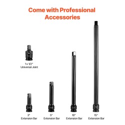 Hylsysarja kromivanadiiniterästä 1/2 tuuman vetokoko 38 hylsyä 9–30 mm